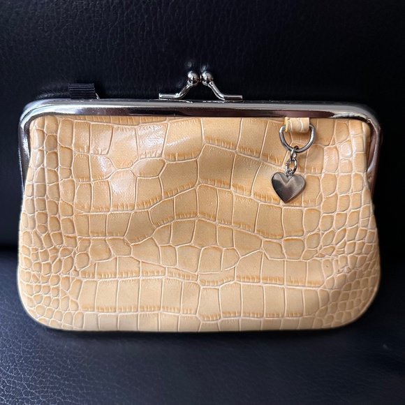 Nine west vegan croc clutch - Picture 1 of 4